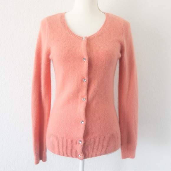 Apt 9 Angora Rabbit Hair Blend Cardigan Sweater Size Small - Picture 1 of 9